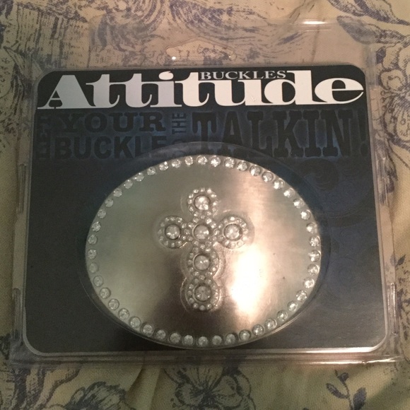 Bling Cross Belt Buckle main image 4