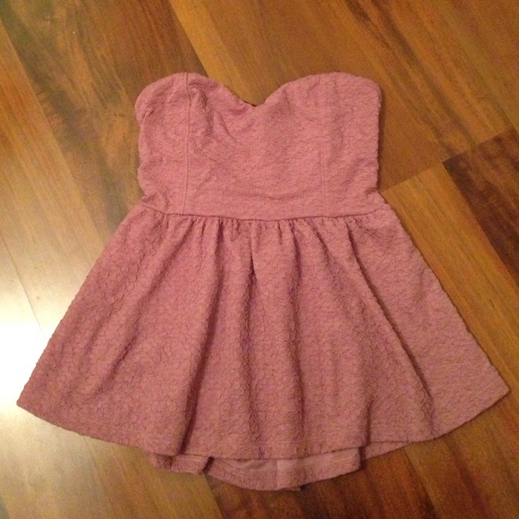 Urban Outfitters Strapless Babydoll Top - Picture 1 of 3