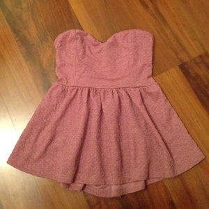Urban Outfitters Strapless Babydoll Top