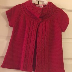 Little girls' red sweater