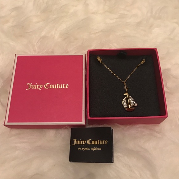 Juicy Couture Gold Sailboat Necklace