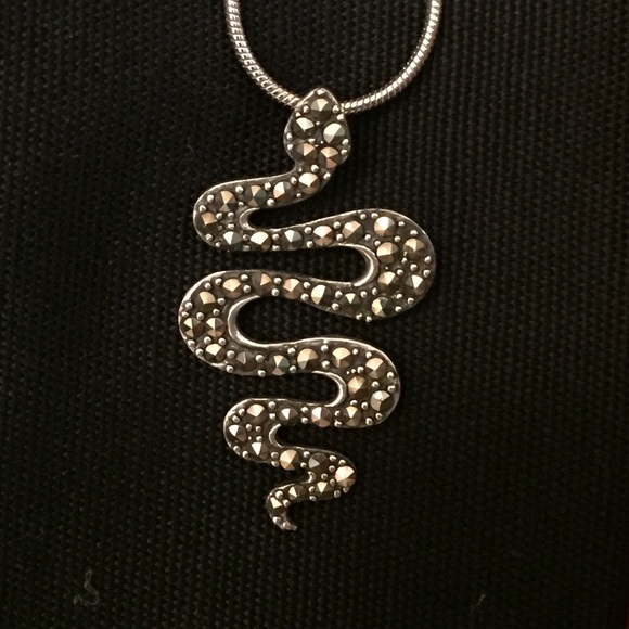 Sterling Silver Snake Charm