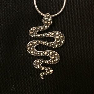 Sterling Silver Snake Charm