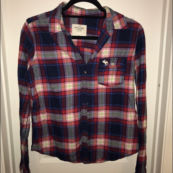 Abercrombie and Fitch plaid button down