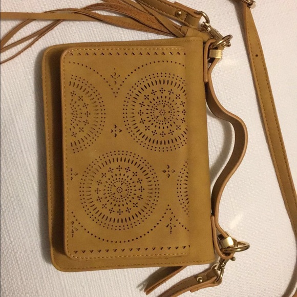 Francesca's brown side wallet purse - Picture 2 of 4