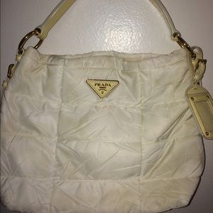 Prada purse, white