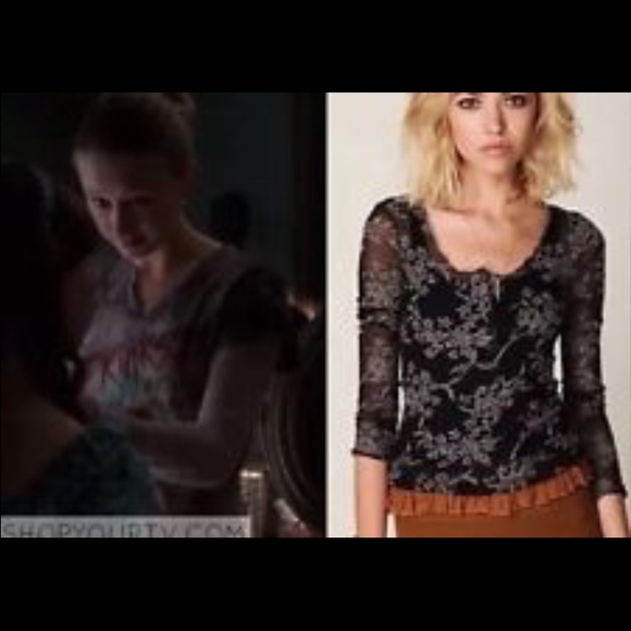 Violet Harmon exact green burnout top