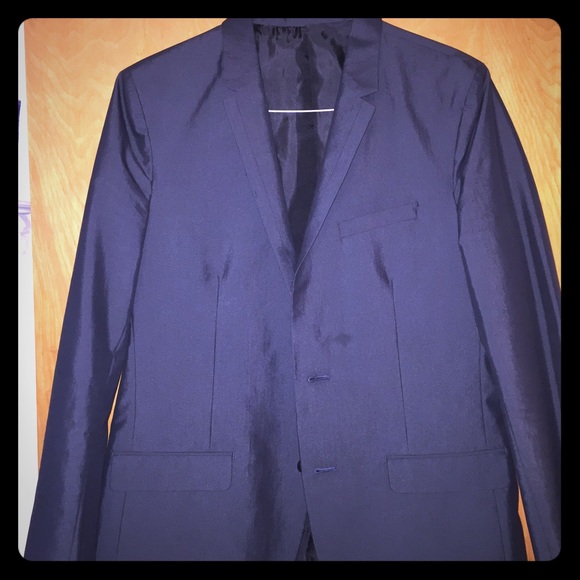 Kenneth Cole REACTION jacket Sz 44 Lg shark skin