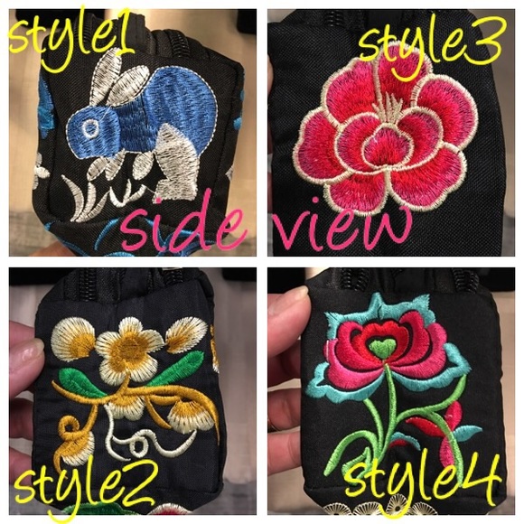 Floral Good Luck Embroidered Bag (4 Styles) - Picture 4 of 6