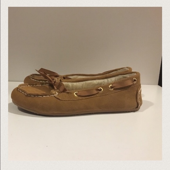 Sperry slip on moccasins