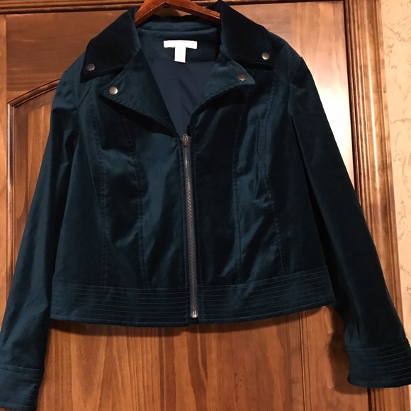 Chicos Velvet Jacket (chicos sz 2) - Picture 2 of 3