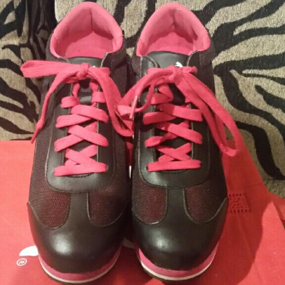 Puma wedge heel sneakers