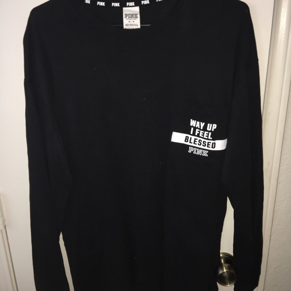 PINK Victoria's Secret Tops - PINK CAMPUS LONG SLEEVE