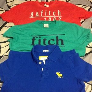 3 Abercrombie shirts