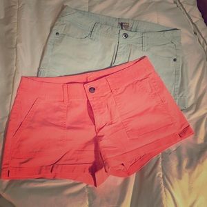 Two for one colorful shorts