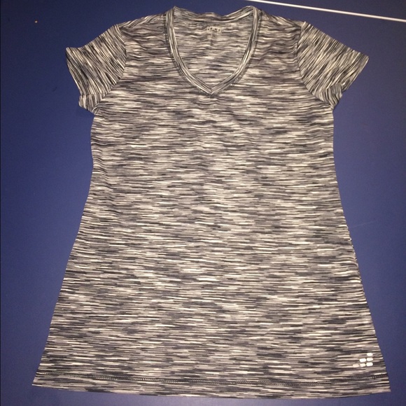 Black and White Exercise Shirt