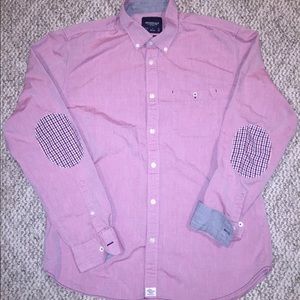 Never worn before, button down with contrast cuffs