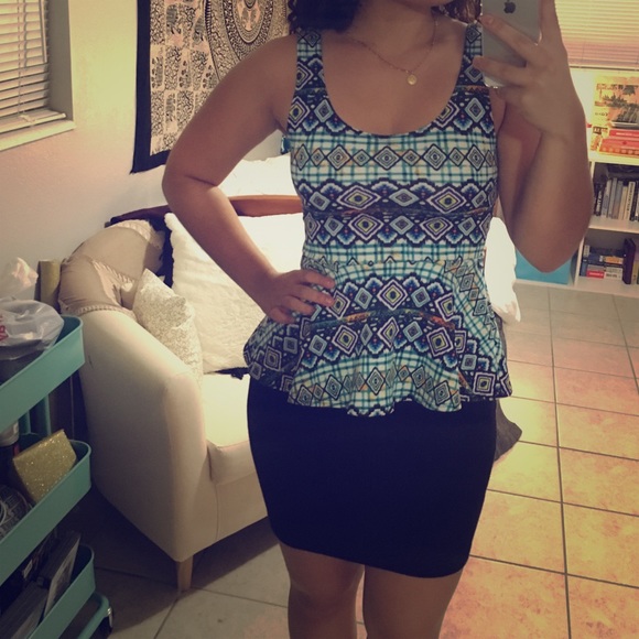 Fancy Aztec top