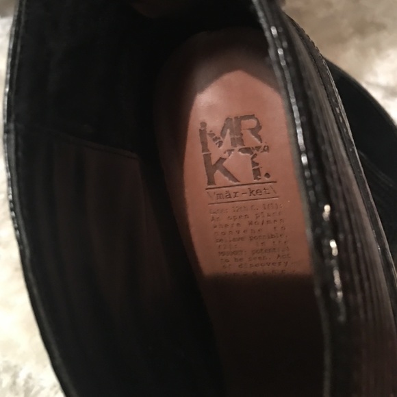 Black designer 4 inch booties - Picture 4 of 4