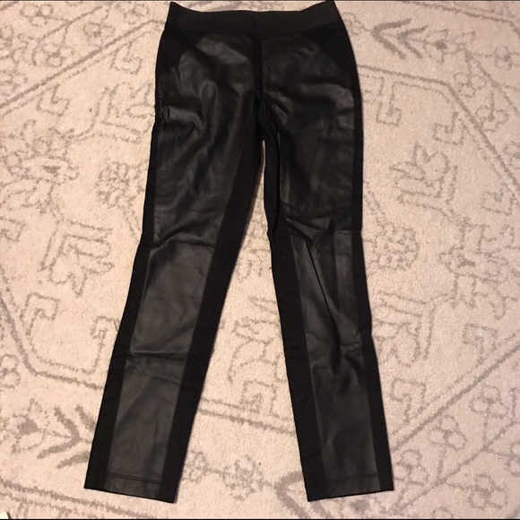 Mixed media leggings