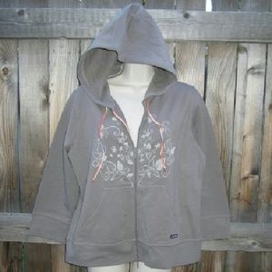 Athleta XL hoodie jacket cotton spandex .  z