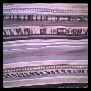 Blue patterned bug repellent scarf