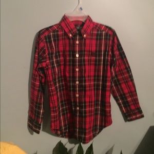 Boys plaid shirt