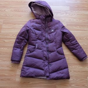 New balance purple down jacket