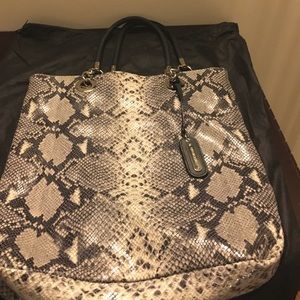 Cynthia Rowley genuine leather shoulder tote bag