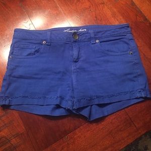 Summer VS Shorts w/ foldover raw hem