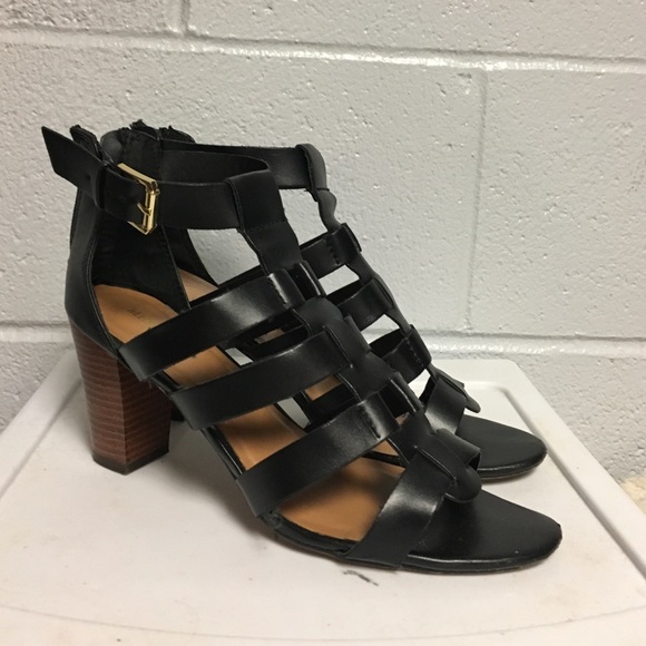Black Gladiator Heels