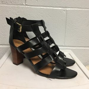 Black Gladiator Heels
