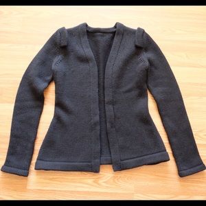 Yamamoto style sweater blazer