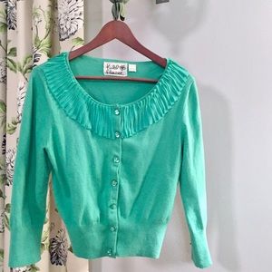 Anthropologie Field Flower Cardigan
