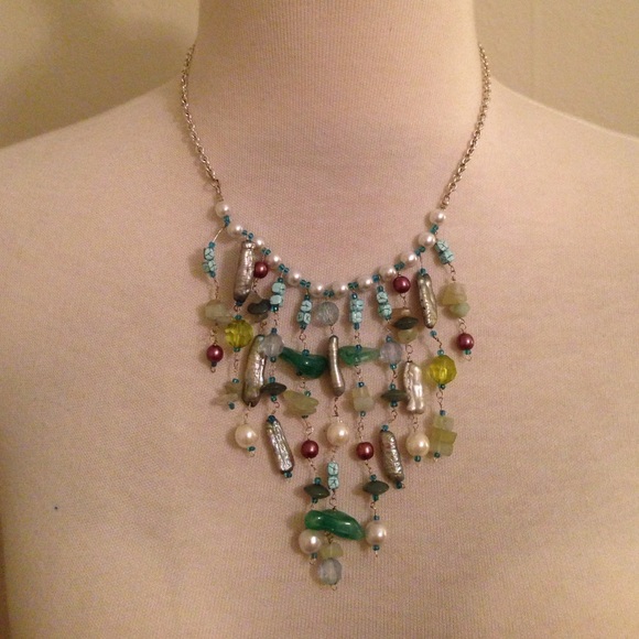 Beaded Sea Necklace - Picture 3 of 3