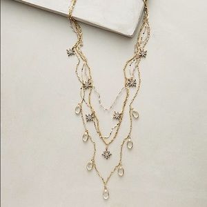 New Anthropologie Atria Layered Star Necklace
