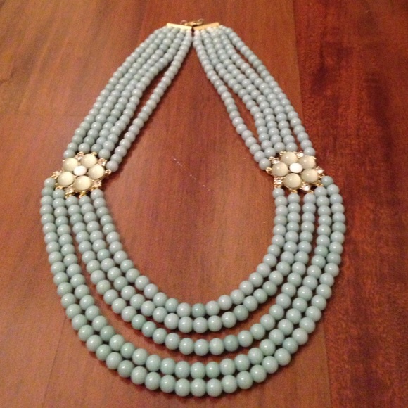 Turquoise Beaded Necklace - Picture 2 of 4