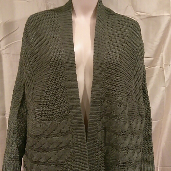 John Paul Richard Mix Knit Dolman Open Cardigan