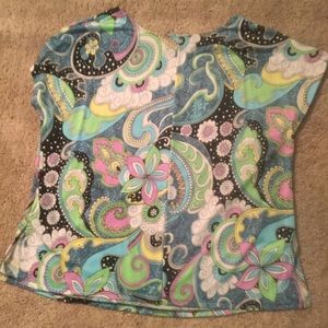 Antthony Original Tops - Psychedelic Pastel Blouse Antthony Original Tops - Psychedelic Pastel Blouse