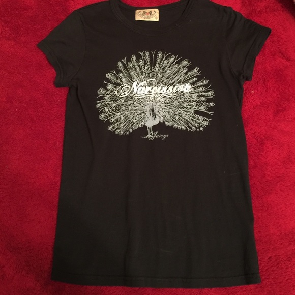 Juice Couture "Narcissist" Peacock Tee