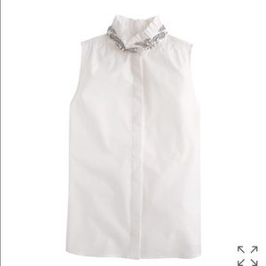 J. Crew rhinestone top 0