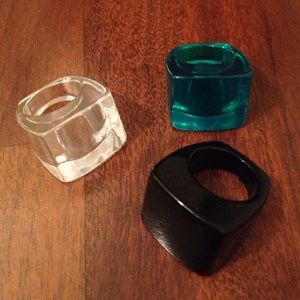 Retro Square Rings