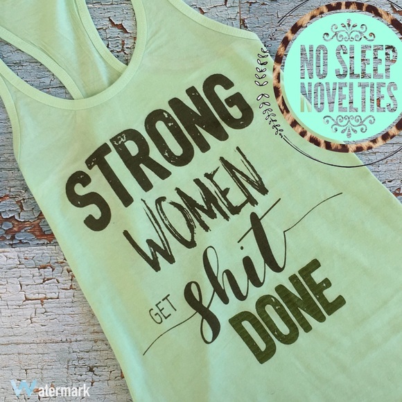 Strong women tank