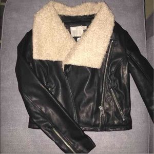 petite biker jacket