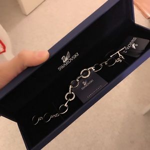 Swarovski bracelet.
