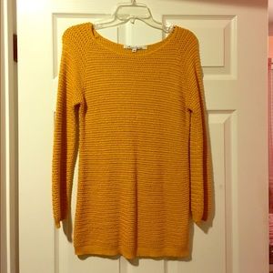 Gold tunic sweater
