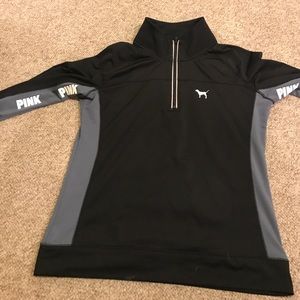 PINK the ultimate yoga half zip