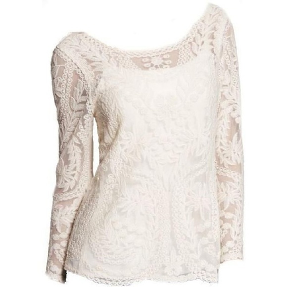 Lace  top from Express
