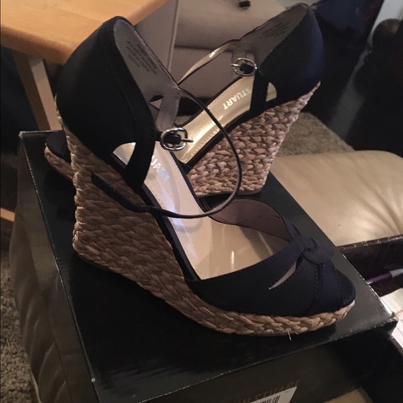 Colin Stuart espadrilles heels. Brand new. No box.