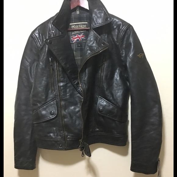 Matchless London leather jacket Rt $ 1795 size L